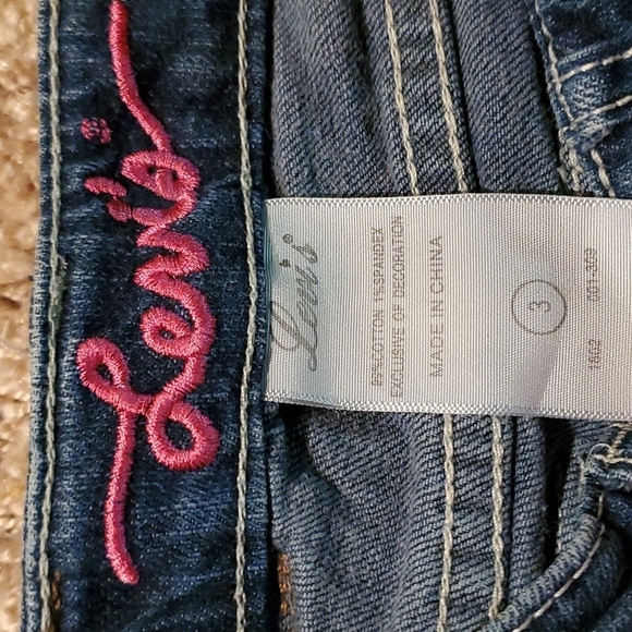 Levi's Kids Dark Blue Jeans - Picture 4 of 4